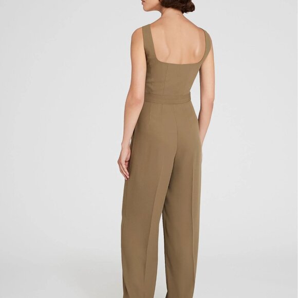 CLUB MONACO Crepe Square-Neck Jumpsuit - Picture 3 of 3